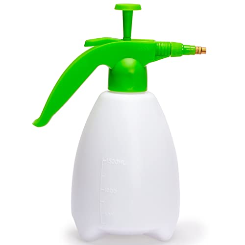 Monsieur Mister - Pulvérisateur portatif de 1.5 litres avec buse à pression réglable (vert)