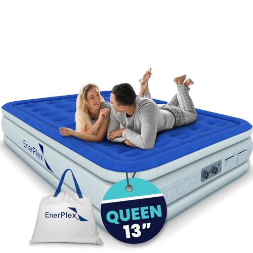 Matelas gonflable EnerPlex Queen avec pompe intégrée -...