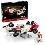 LEGO Icons Minifigura de McLaren MP4/4 y Ayrton Senna, idea de regalo de cumpleaños o vacaciones para decoración de la oficina en el hogar, juego de construcción de F1 para adultos y fanáticos de los geniales modelos de autos de carreras, 10330