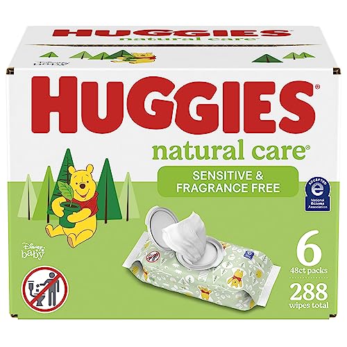 Lingettes pour bébés Huggies Natural Care Sensitive,...