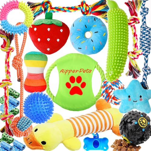 Paquet de 23 jouets pour chiots Aipper Dog,...