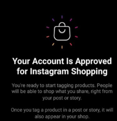 Approbation des achats sur Instagram