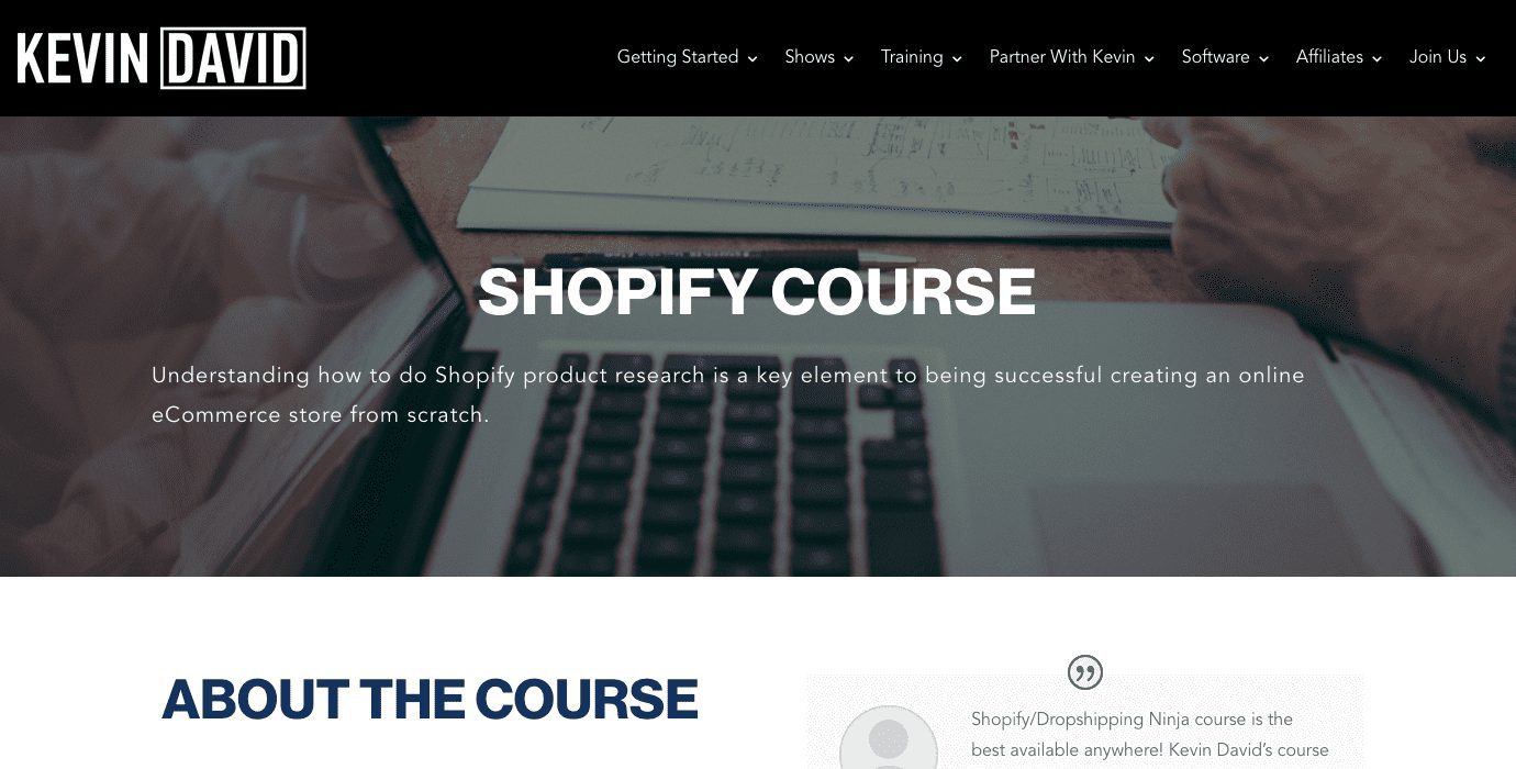 Clase magistral de Shopify Ninja