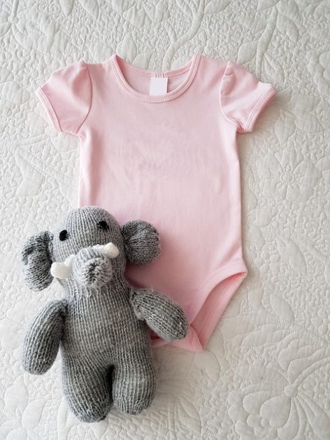 Onesie et éléphant