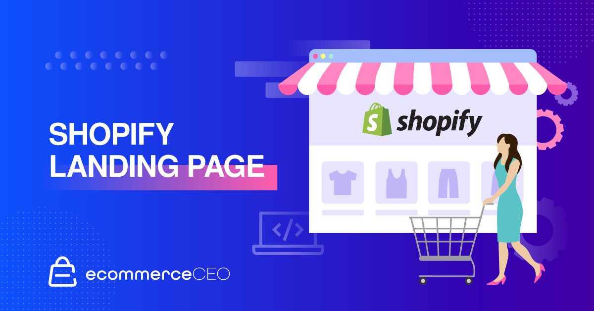 Page de destination Shopify