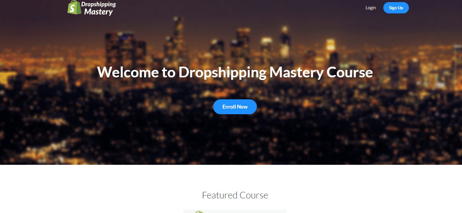 Curso de dominio de Dropshipping enseñable