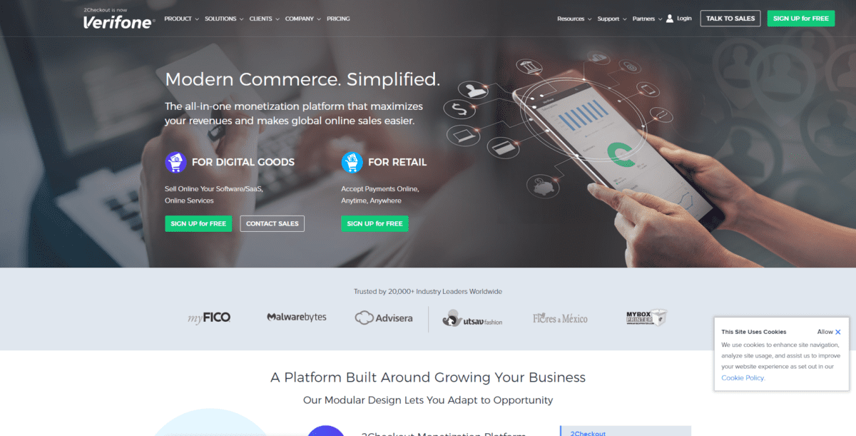 2Checkout Traitement des paiements en ligne Commerce moderne simplifié