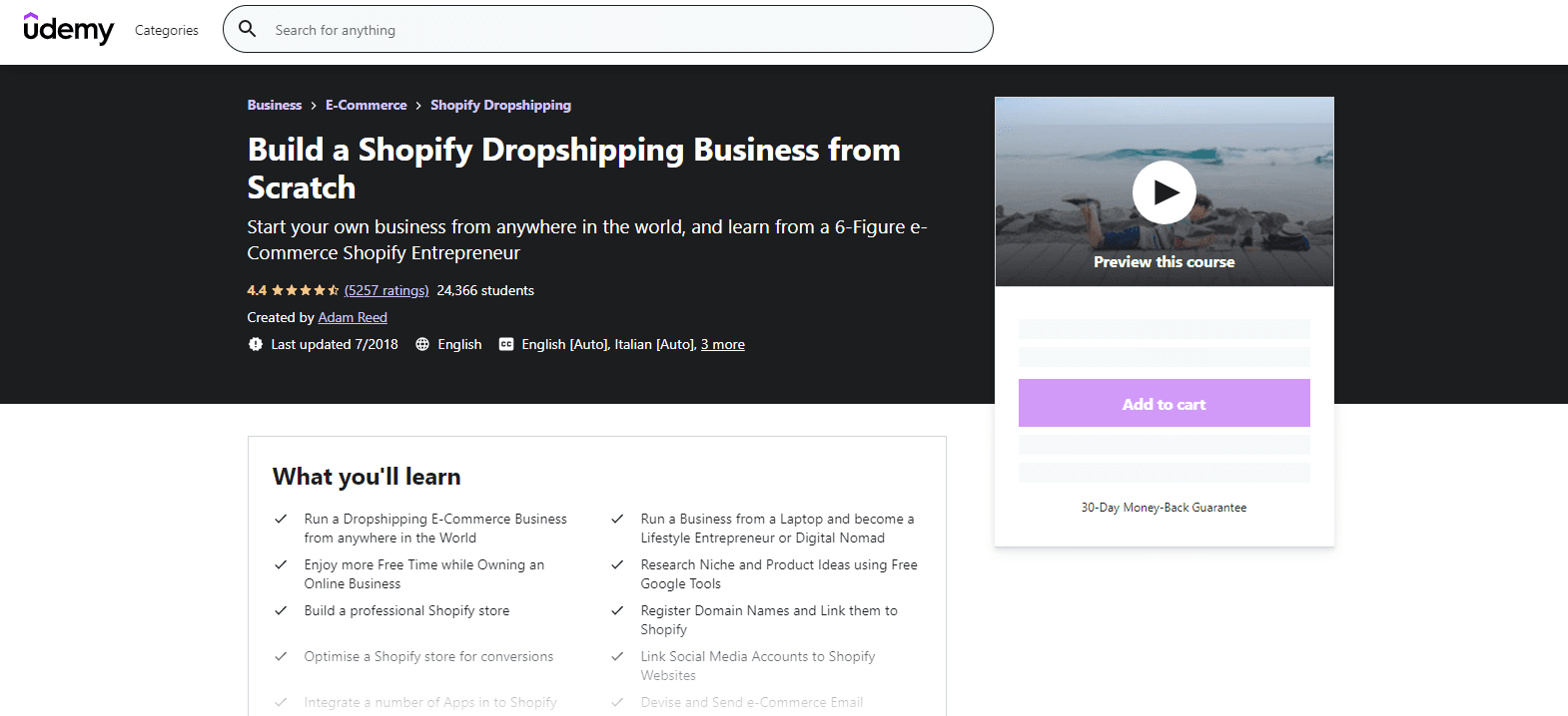 Créer une entreprise de dropshipping à partir de zéro