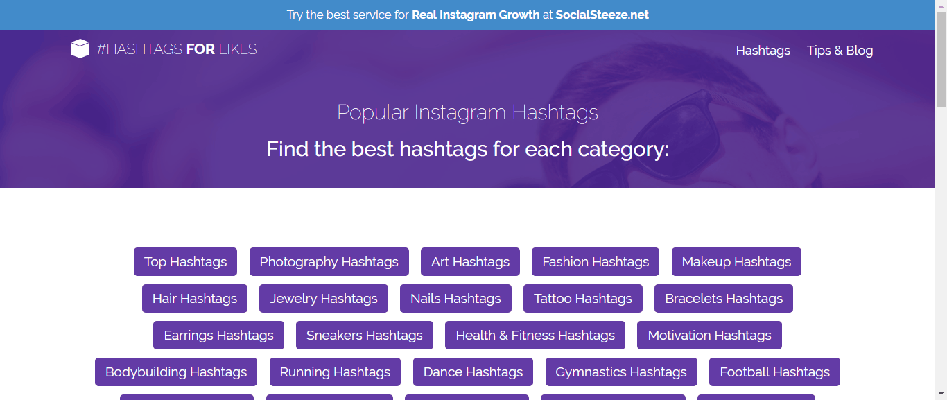 Utilisation de hashtags pour la recherche de produits