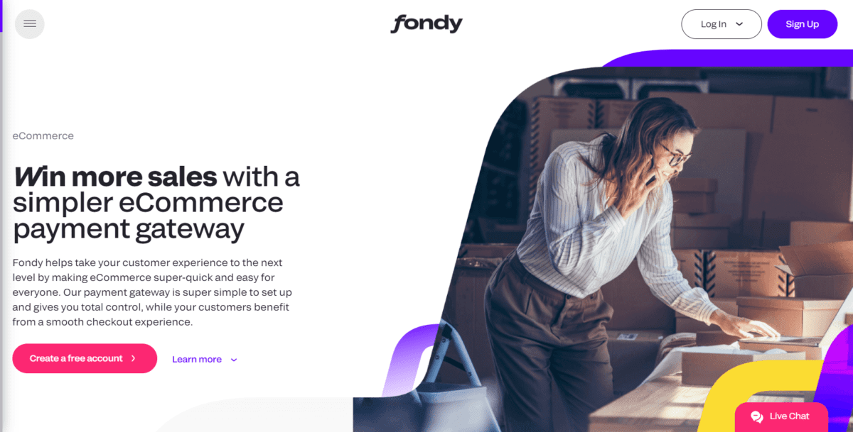 fondy.io gb ecommerce Capture d'écran