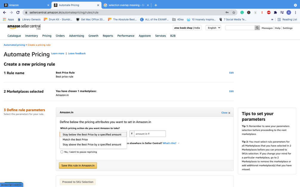 Amazon Pricing Automation