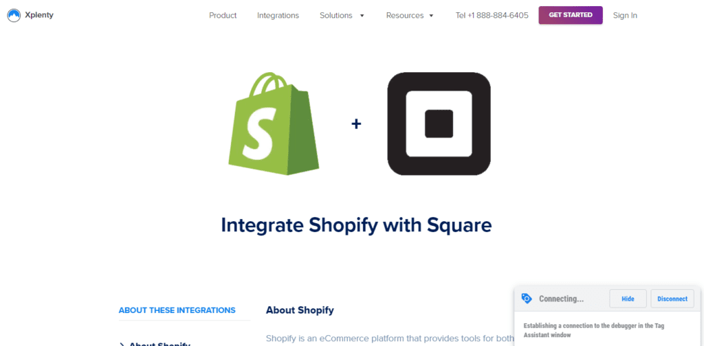 Integrar Square con Shopify usando Xplenty