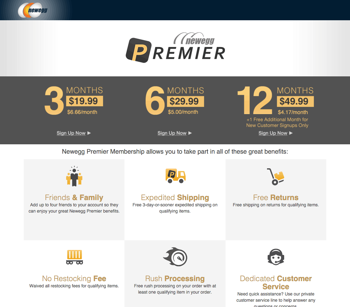 Programa de recompensas pagadas de New Egg