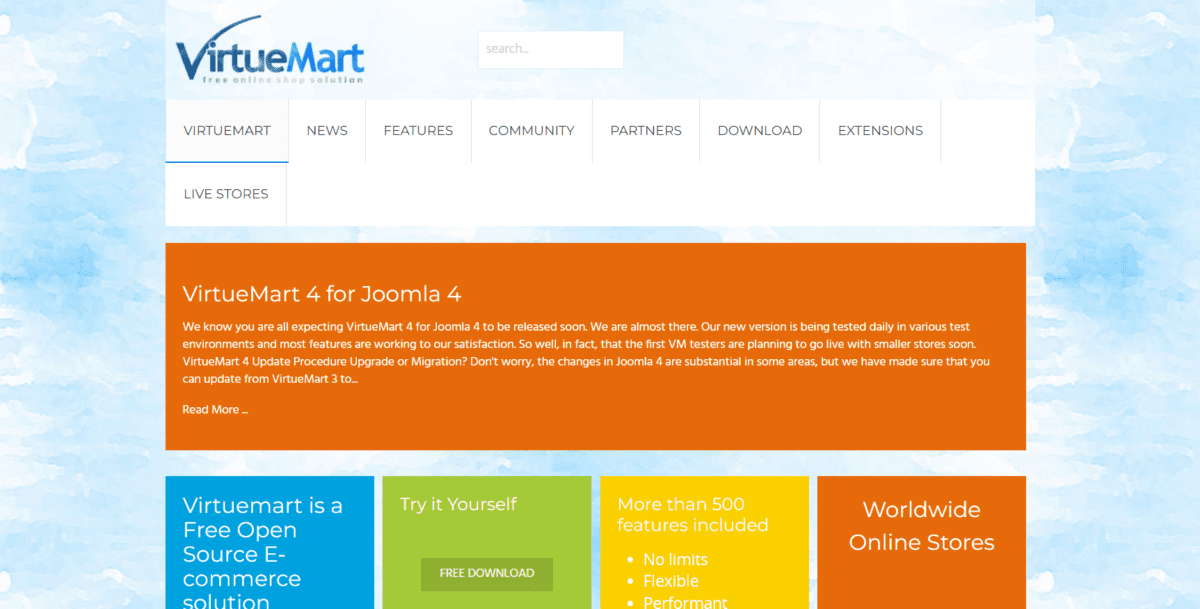 virtuemart.net Screenshot