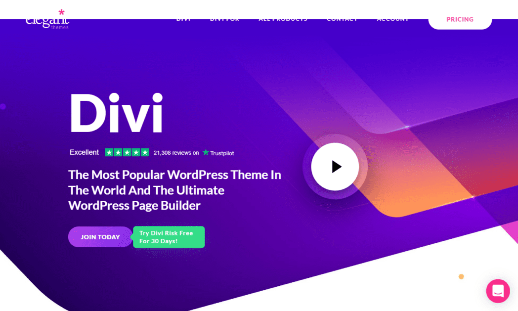 Divi Homepage