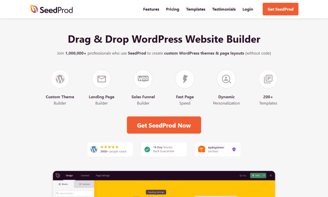 Tema de WooCommerce de SeedProd